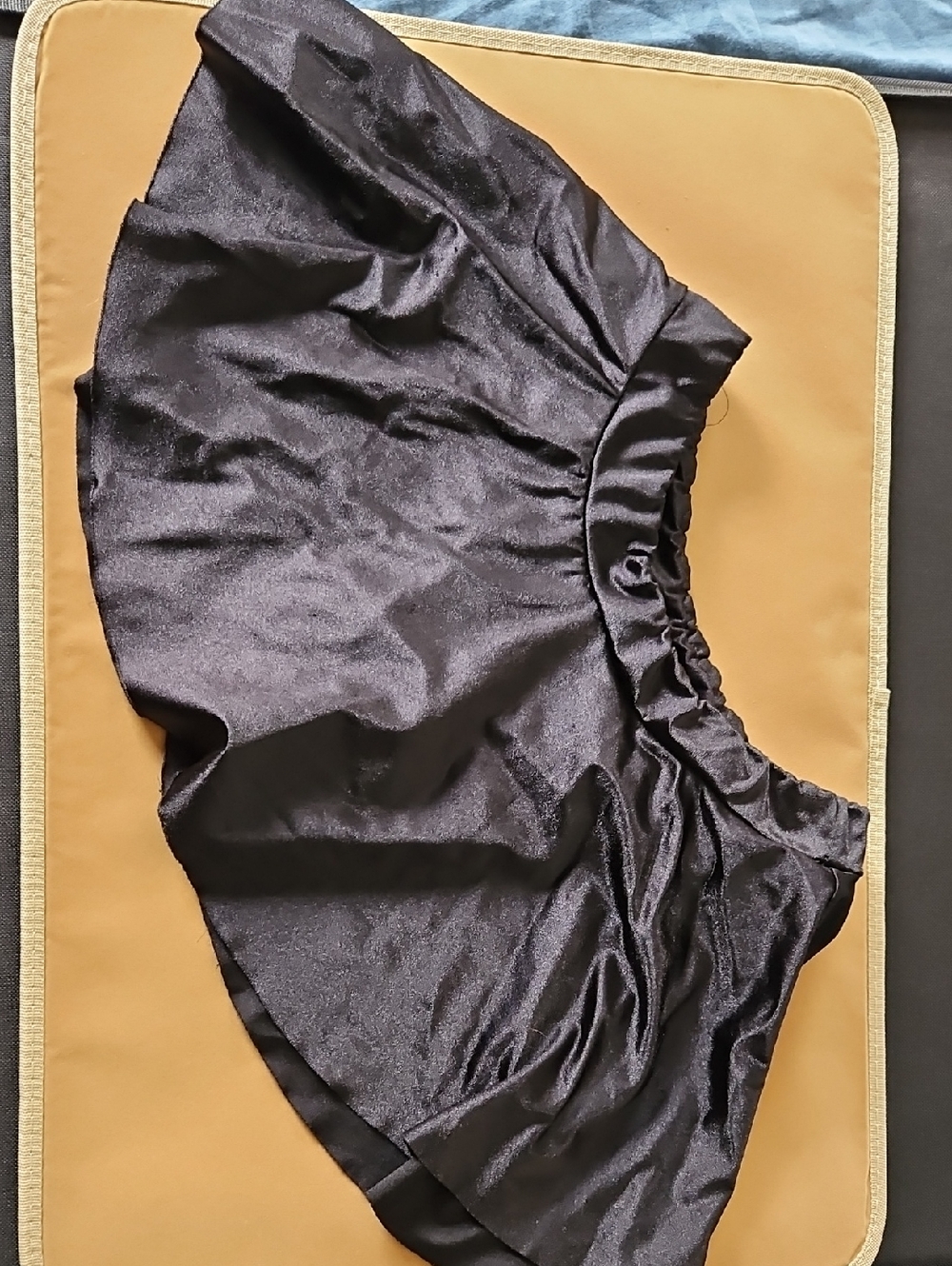 Black Lycra Women's Skating Skirt